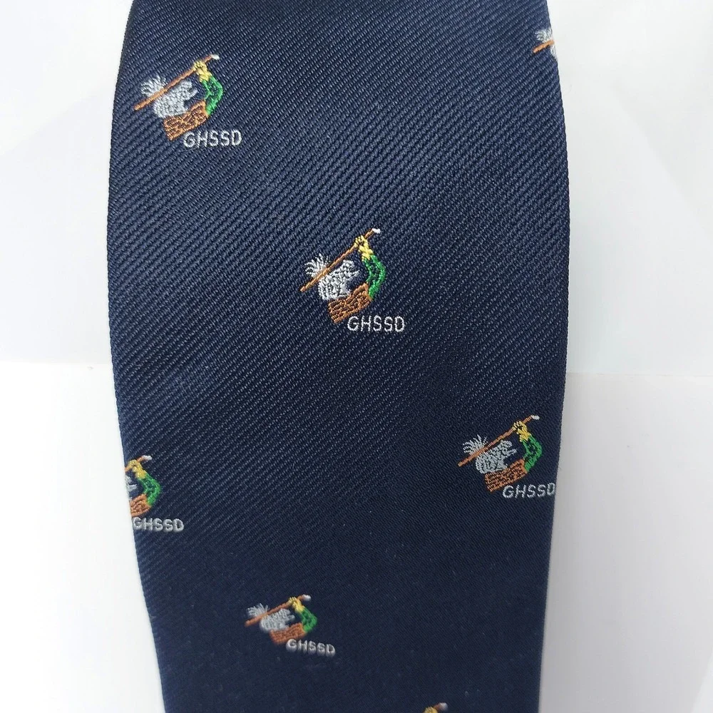 T. FOLEY DESIGNS NEW‎ YORK Embroidered Silk Necktie 
